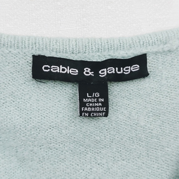 Cable & Gauge Embellished Crew Neck Sweater - Picture 3 of 6